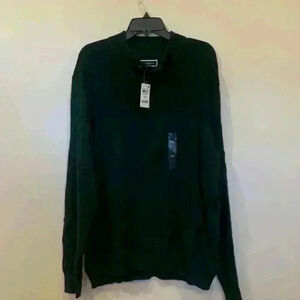 Mens Club Room Button Mock Sweater XXL NWT -B2